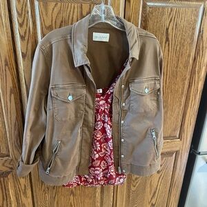 Brown Utility Jacket for Women by 78$SUNY